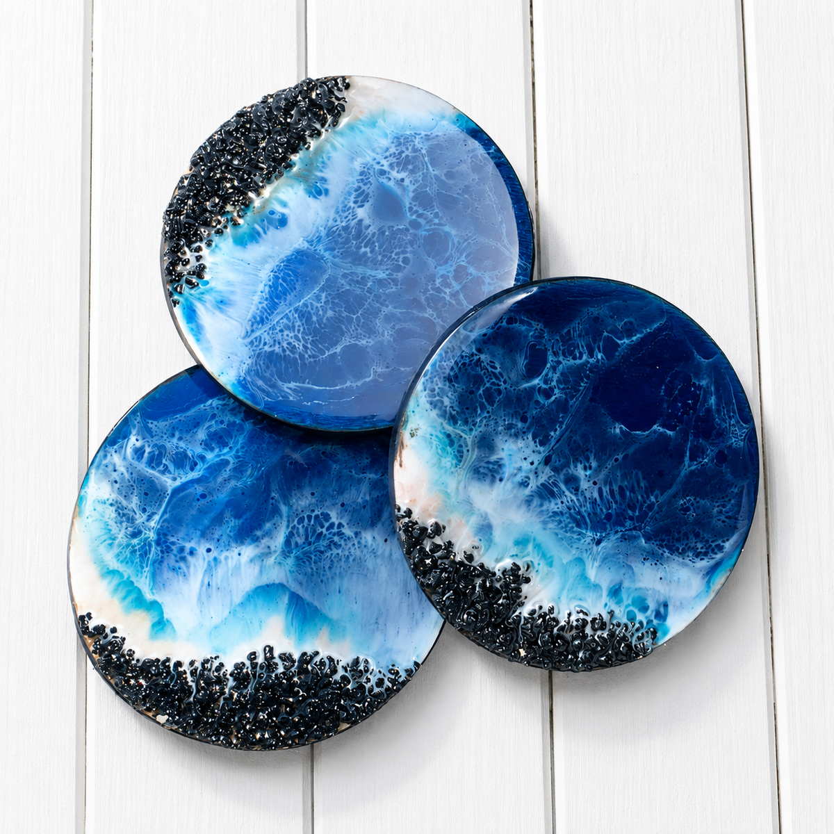 Beach Theme Epoxy Resin Coaster