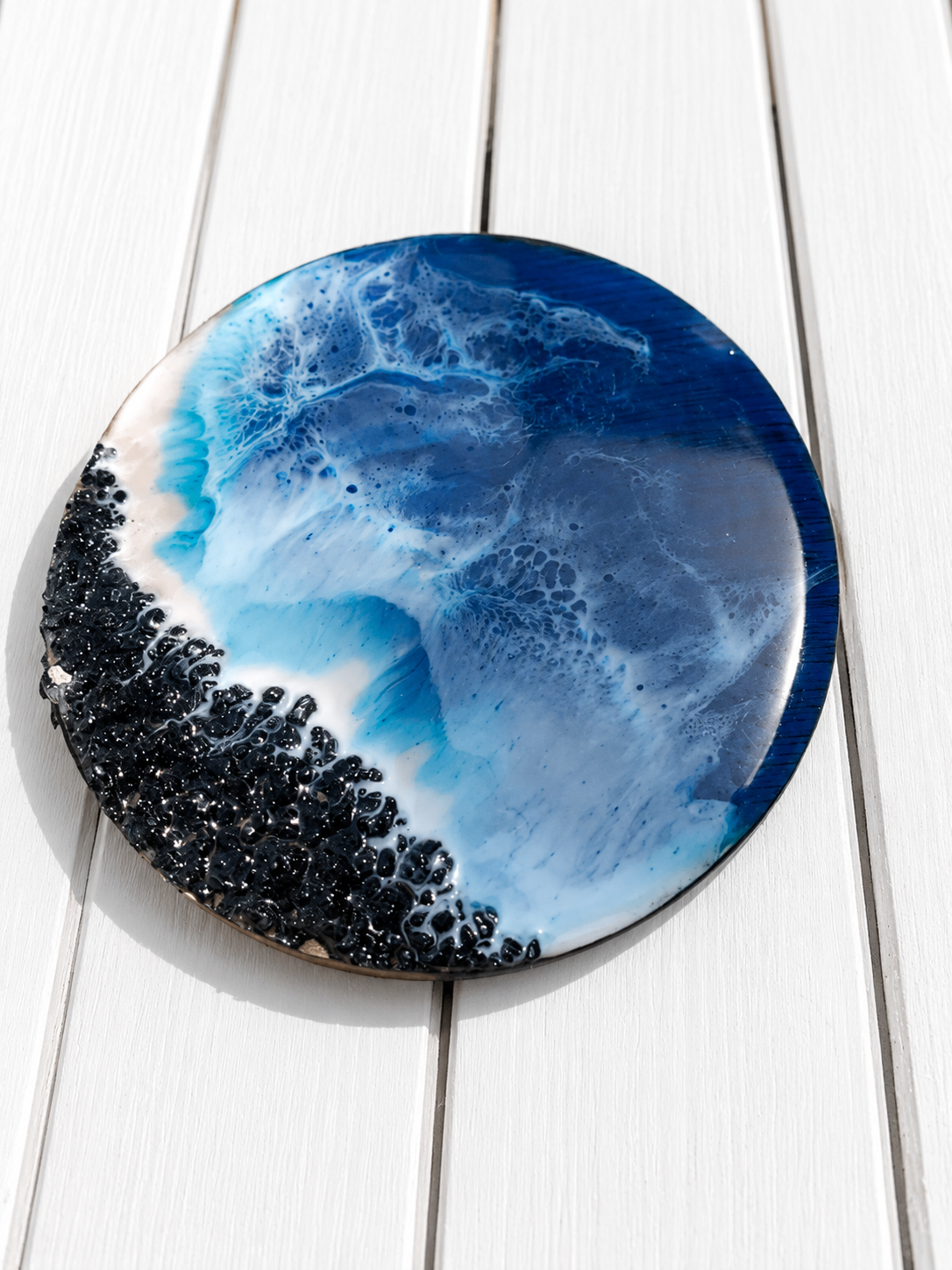 Beach Theme Epoxy Resin Coaster