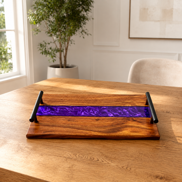 Wood&Epoxy Serving Tray