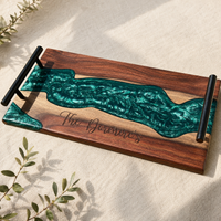 Live Edge Epoxy Charcuterie  Board thumbnail