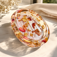 Dried Rose Petal Resin Soap Dish thumbnail