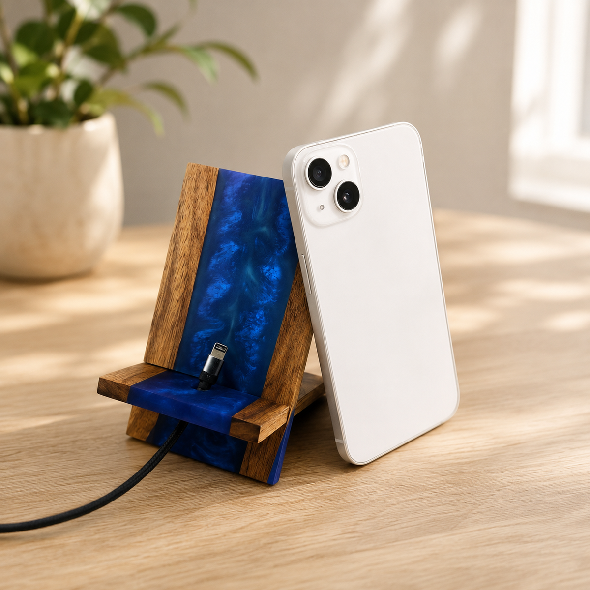 Handmade Epoxy Phone Stand