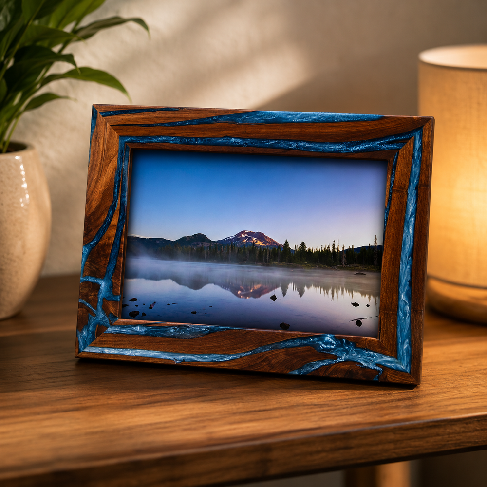 Vacation Memory Wood&Epoxy Photo Frame