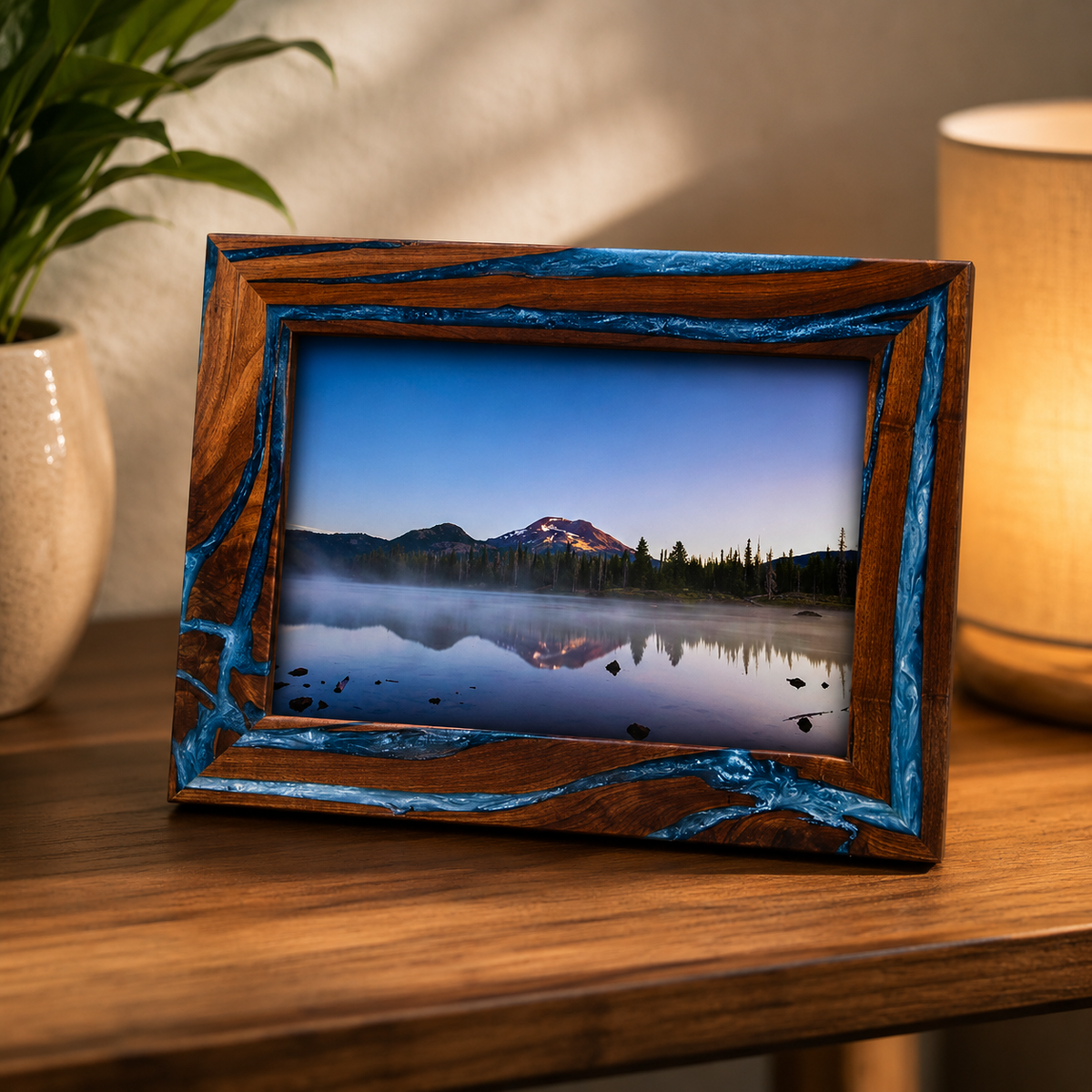 Vacation Memory Wood&Epoxy Photo Frame