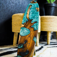 Live Edge Epoxy River Skateboard thumbnail