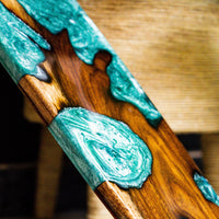 Live Edge Epoxy River Skateboard thumbnail
