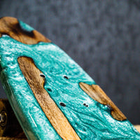 Live Edge Epoxy River Skateboard thumbnail