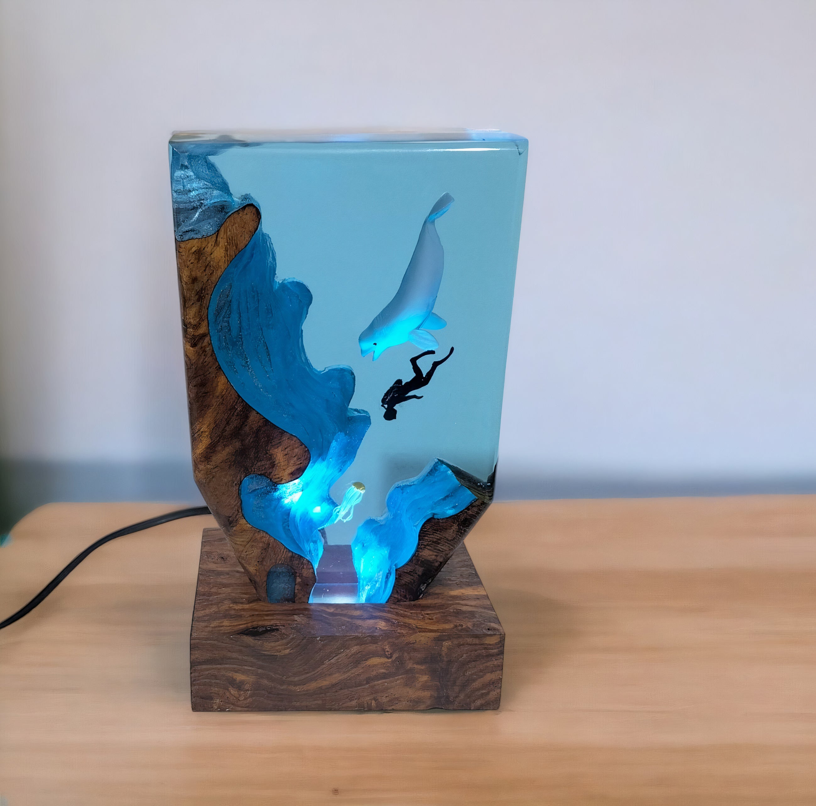 Scuba Epoxy Night Light