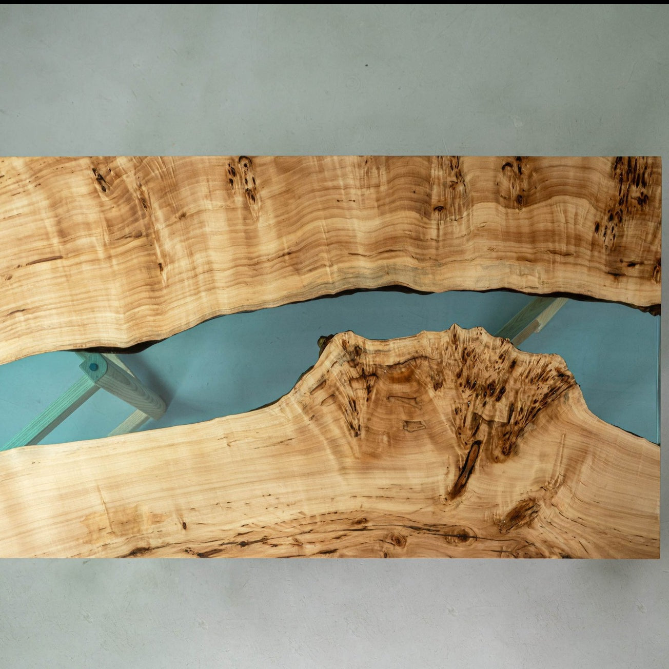 Epoxy and Wood River Table