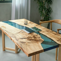 Epoxy and Wood River Table thumbnail