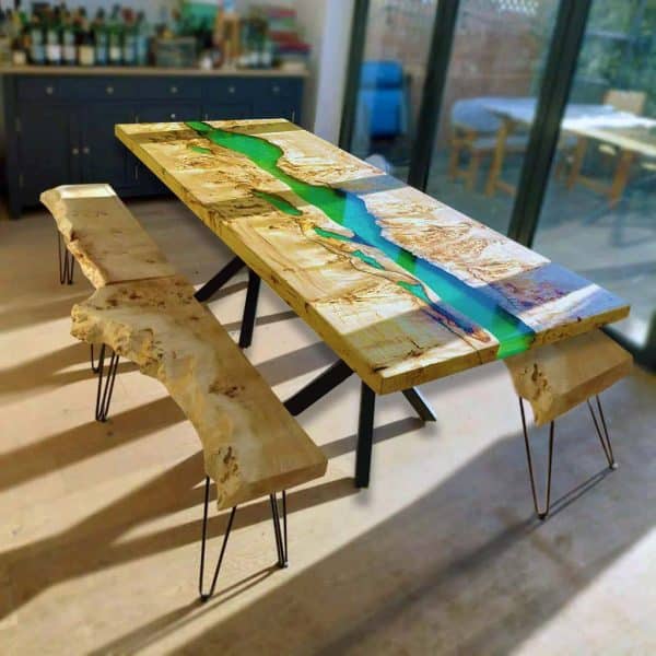 Epoxy wooden Table