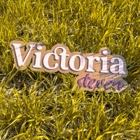 Large Wood Name Sign thumbnail