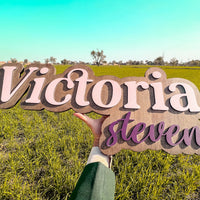 Large Wood Name Sign thumbnail