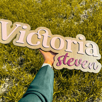 Large Wood Name Sign thumbnail