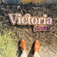Large Wood Name Sign thumbnail