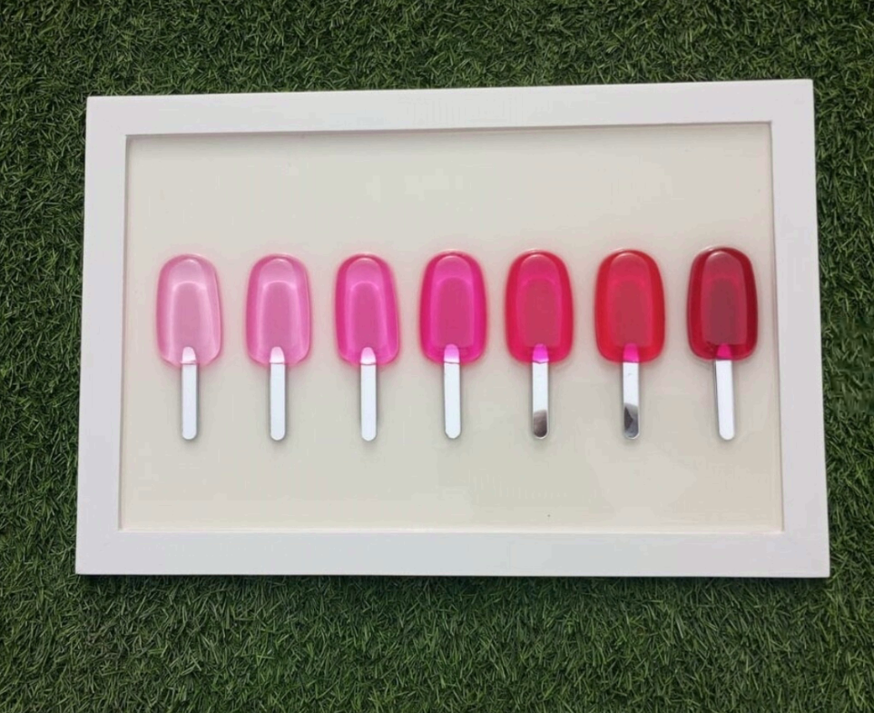 Resin Popsicles for Wallis Larson -ColorfullArtStore