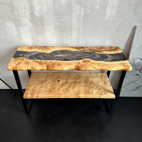 Geode Epoxy River Console Table thumbnail