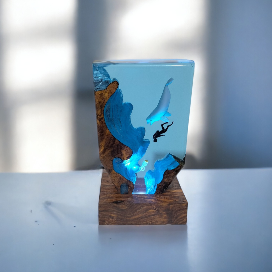 Scuba Epoxy Night Light