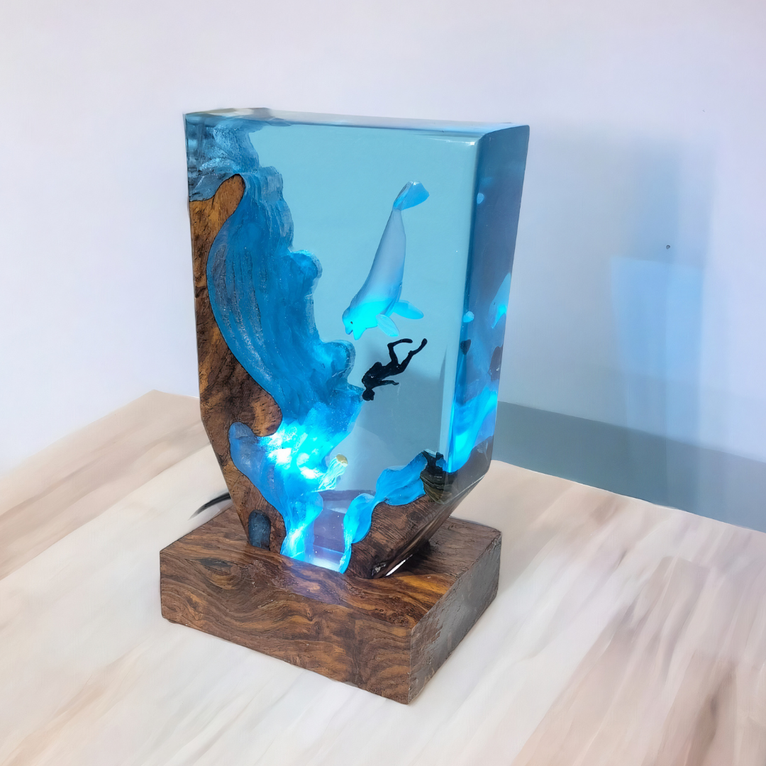 Scuba Epoxy Night Light