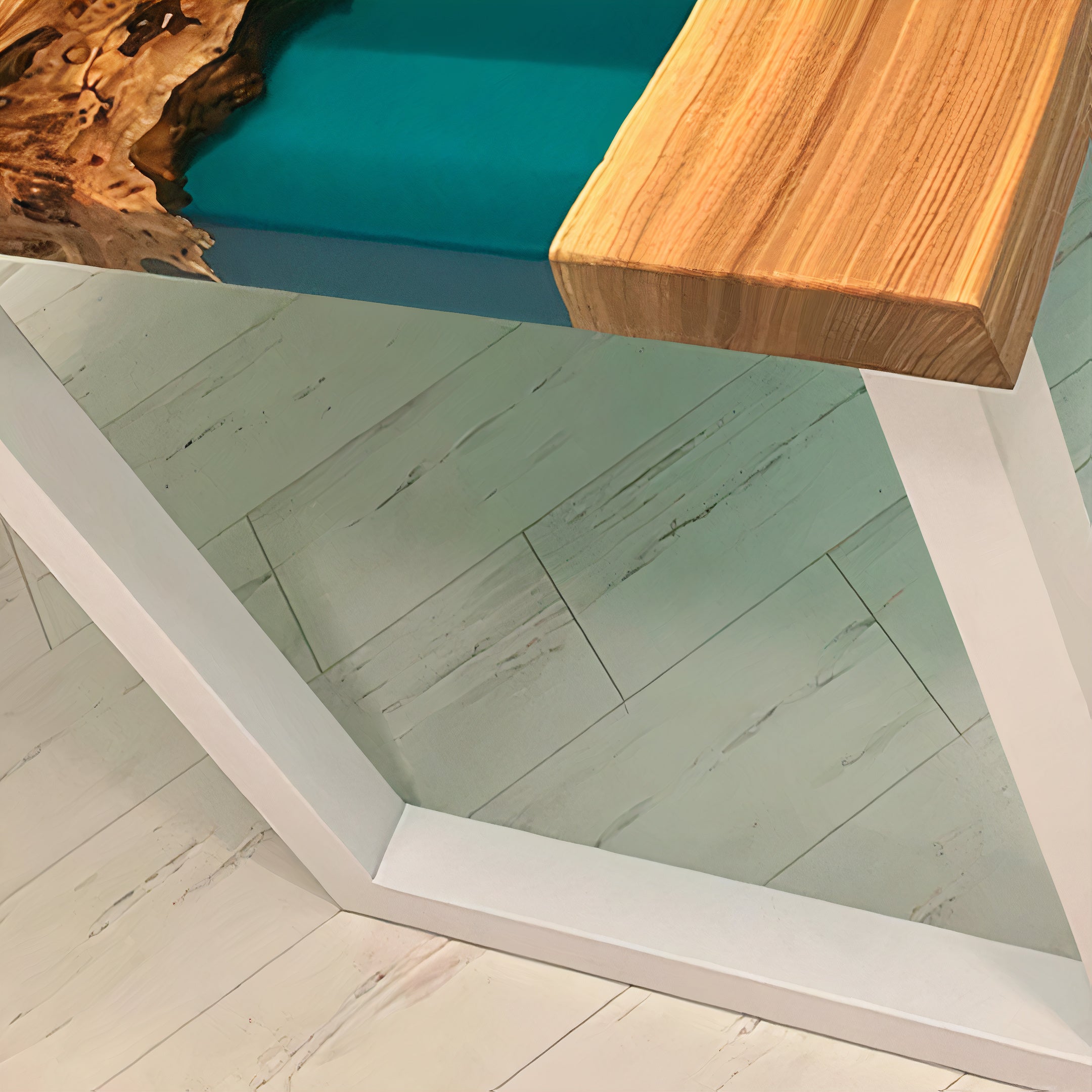 Green Epoxy Table