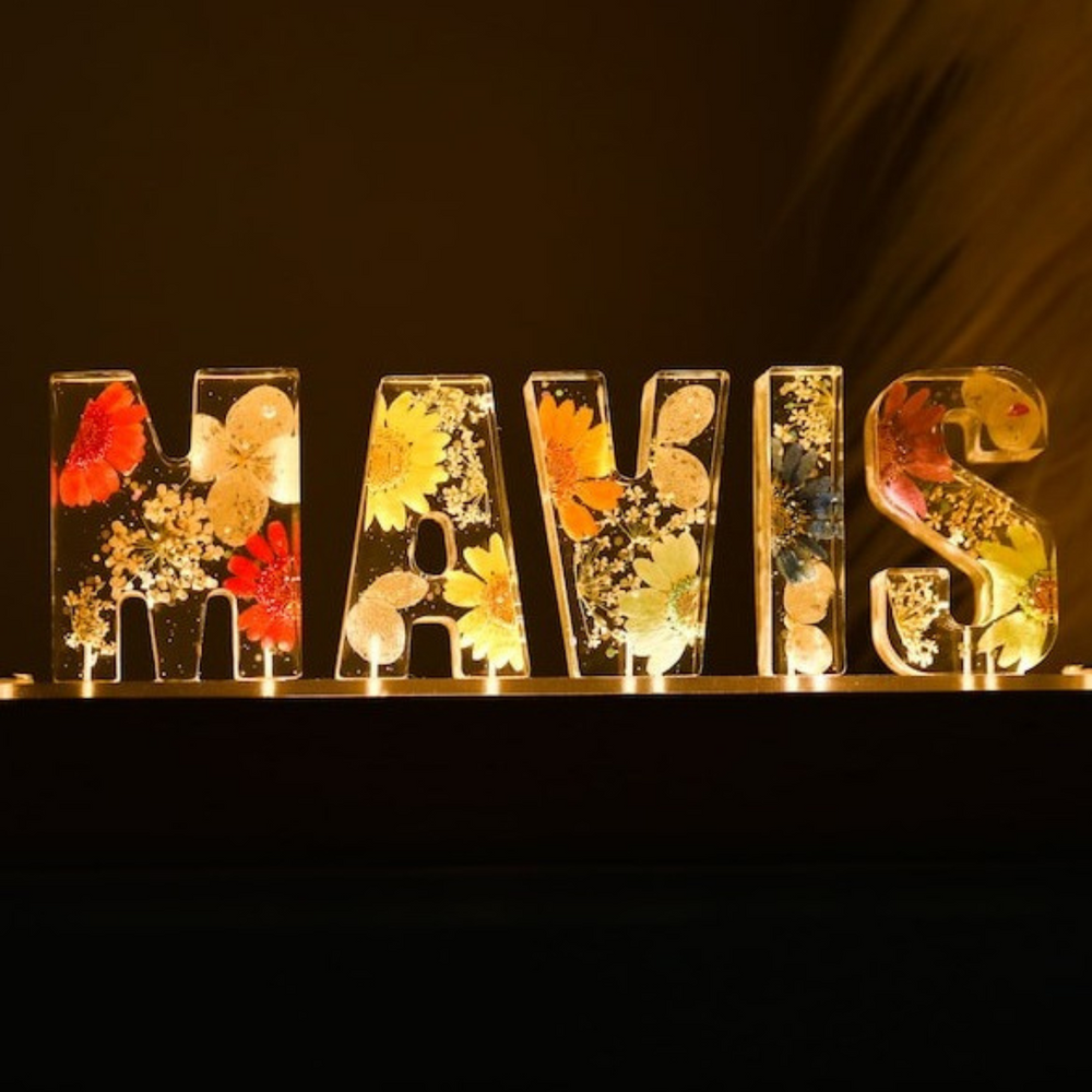 Custom Resin Letter Lamp