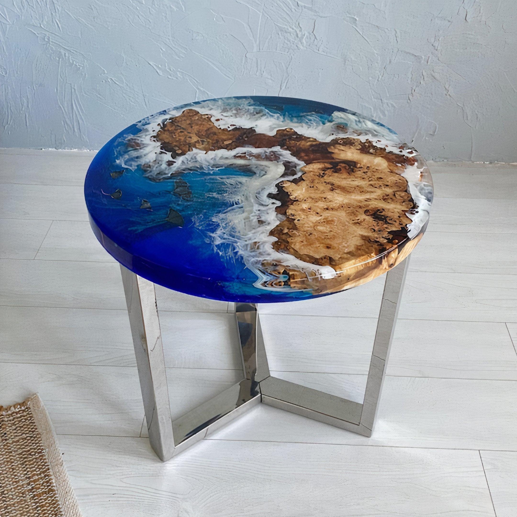 Epoxy Beach Theme Coffee Center Table