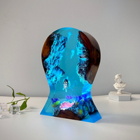 Epoxy and Wood Turtle Night Lamp thumbnail