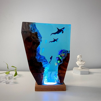 Epoxy and Wood Orca Lamp thumbnail