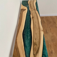 Live Edge Epoxy Resin Console Table thumbnail