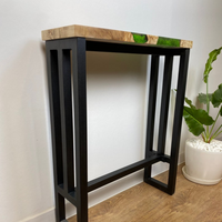 Green Moss Epoxy Console Table thumbnail