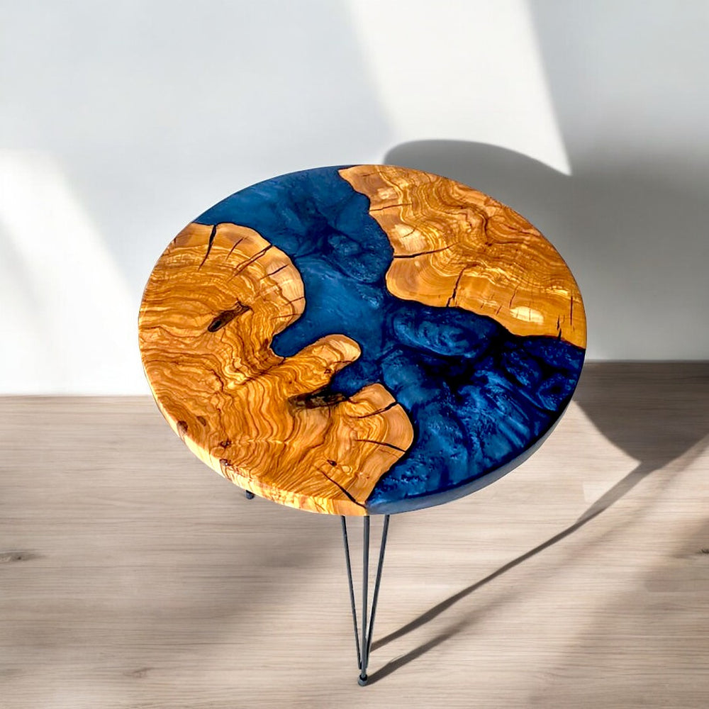 Round Epoxy Coffee Table
