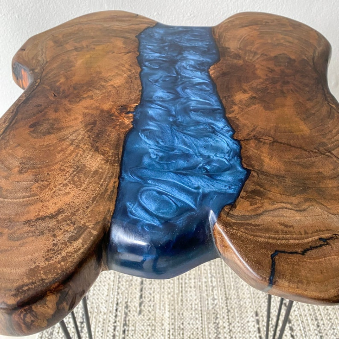 Unique Resin Side Table