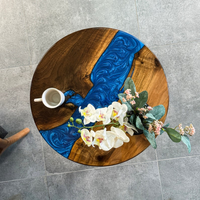 Epoxy Resin Round Coffee Table thumbnail