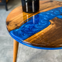 Epoxy Resin Round Coffee Table thumbnail