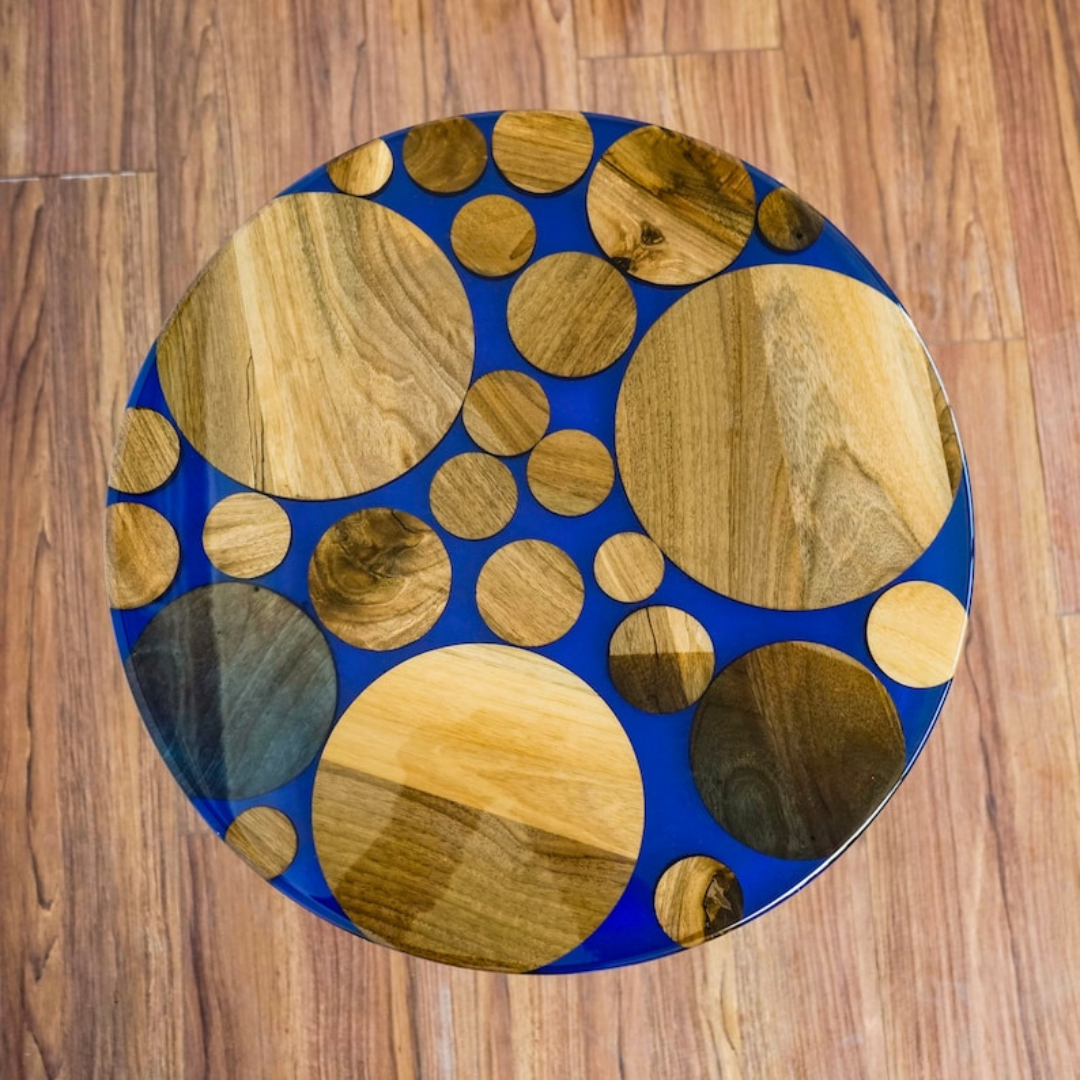 Epoxy Oak Coffee Table