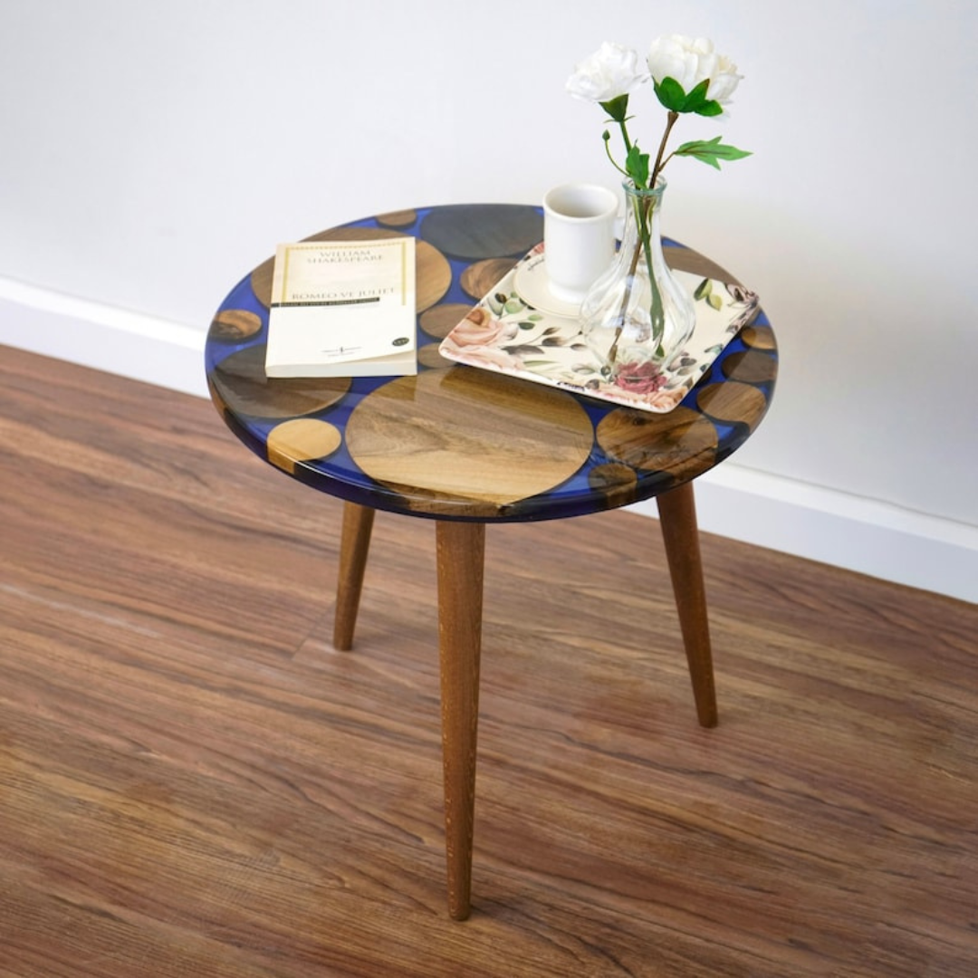 Epoxy Oak Coffee Table