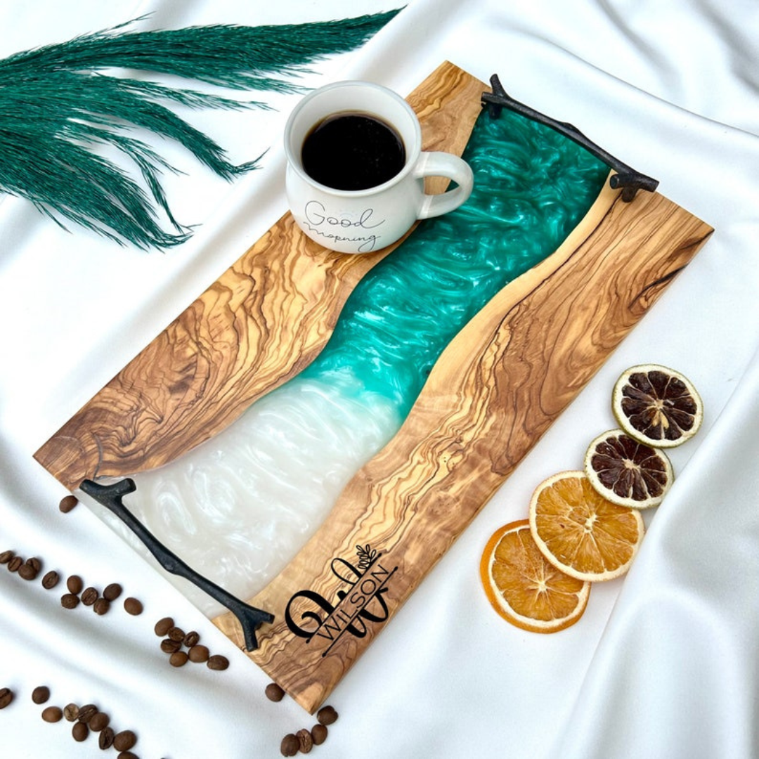 Customized Epoxy Charcuterie Board