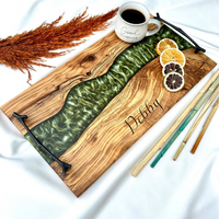 Epoxy Wooden serving Trays thumbnail