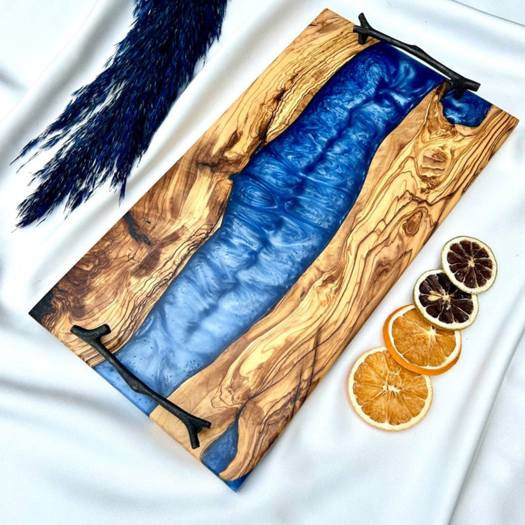 Epoxy Wooden serving Trays