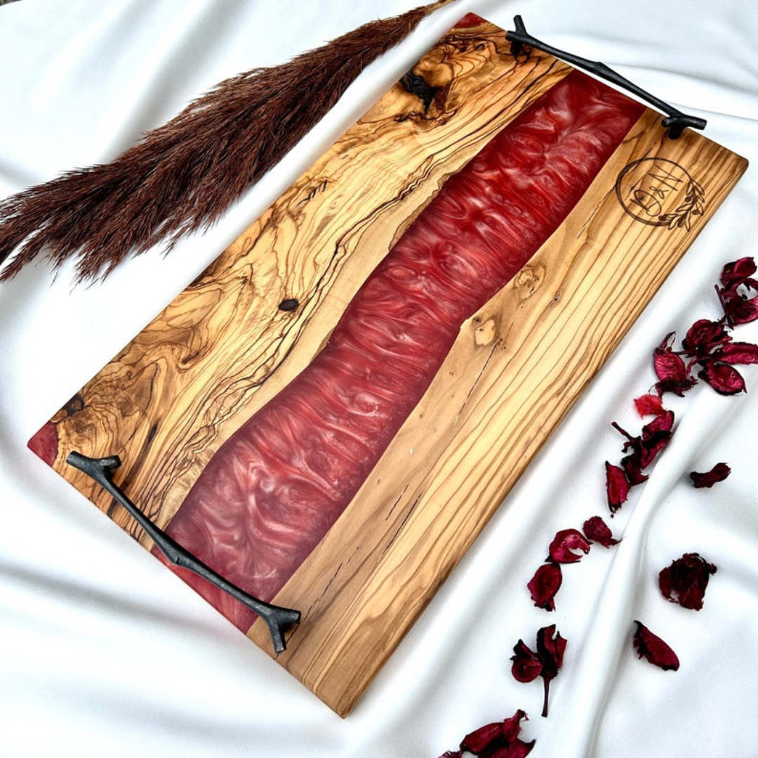 Epoxy Wooden serving Trays