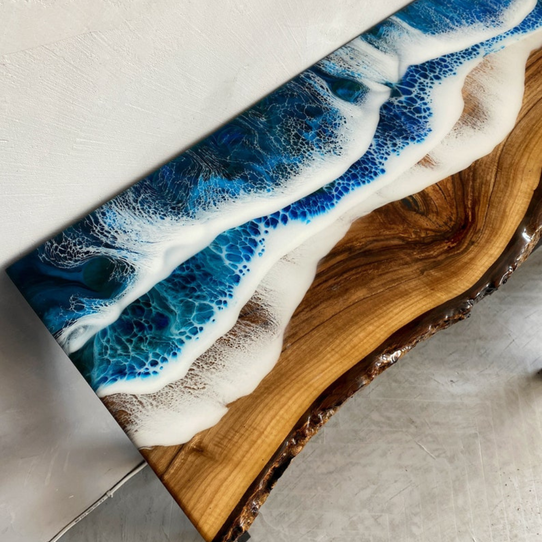Ocean Wave Console Table
