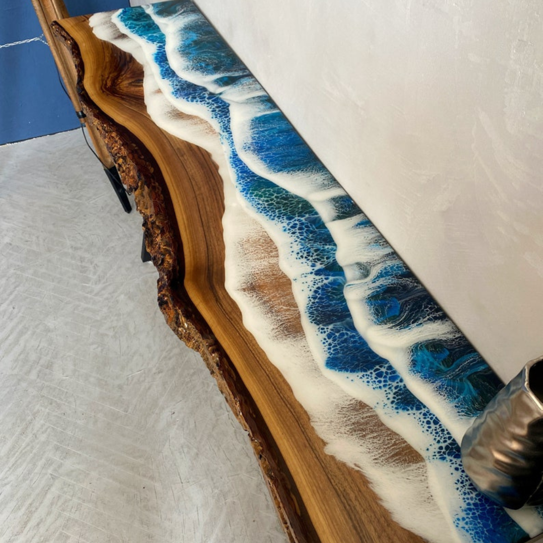 Ocean Wave Console Table