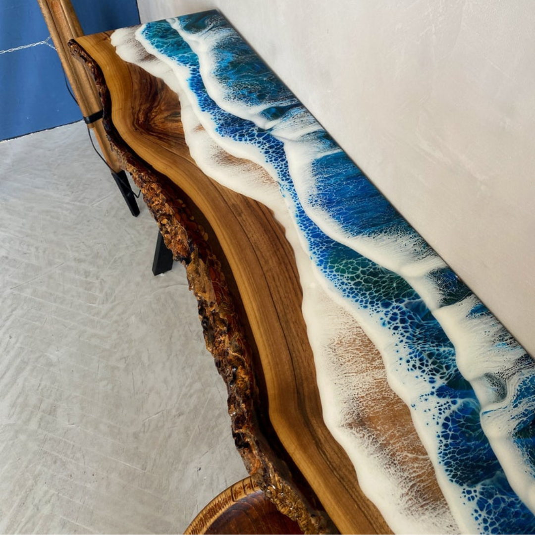 Ocean Wave Console Table
