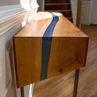 Cherry River Epoxy Console Table thumbnail