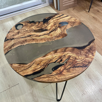 Handmade Round Epoxy Coffee Table thumbnail