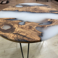 Resin Coffee Side Table Custom Made thumbnail
