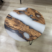 Resin Coffee Side Table Custom Made thumbnail
