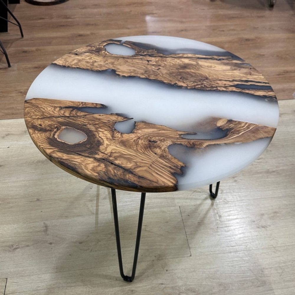 Resin Coffee Side Table Custom Made