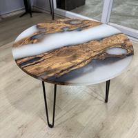 Resin Coffee Side Table Custom Made thumbnail