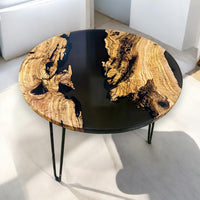Live edge Olive Wood Resin Table thumbnail
